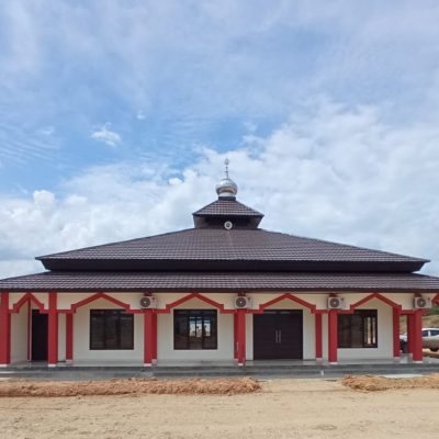 Pembangunan Masjid KM 12 PT Ganda Alam Makmur