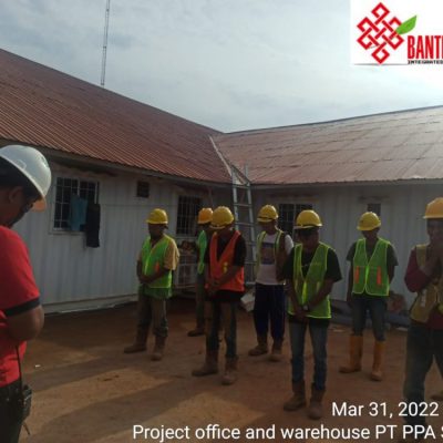 Konstruksi Pembangunan Office dan Warehouse Container