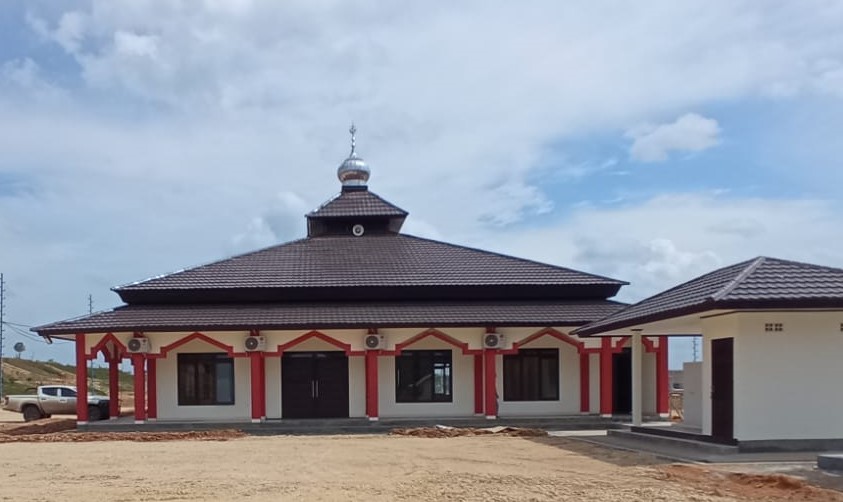 Pembangunan Masjid KM 12 PT Ganda Alam Makmur