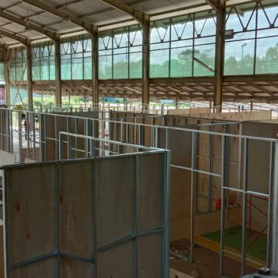 Konstruksi Knock Down Camp Covid