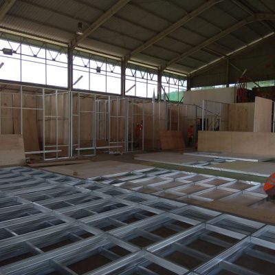 Konstruksi Knock Down Camp Covid