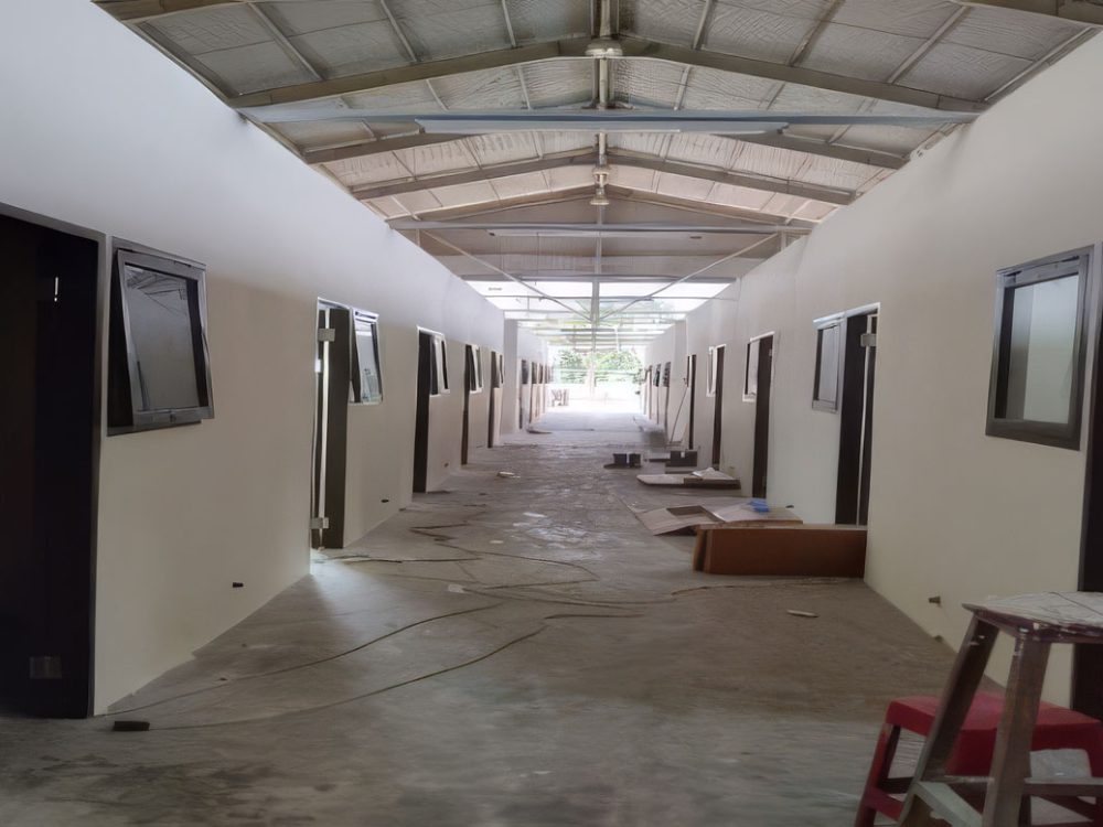 Konstruksi Knock Down Camp Covid