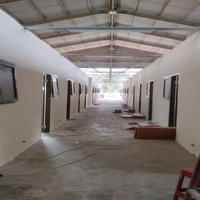 Konstruksi Knock Down Camp Covid
