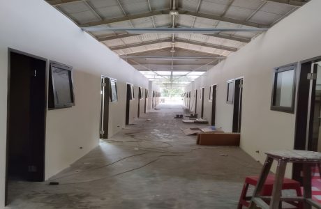 Konstruksi Knock Down Camp Covid